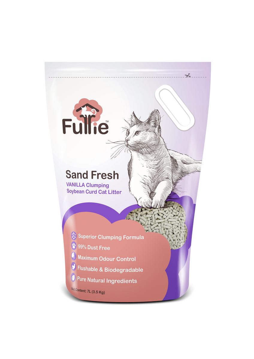 Furrie Clumping Soybean / Tofu Cat Litter - Vanilla – PetShack.hk
