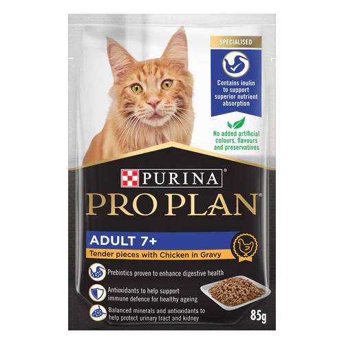 purina-pro-plan-senior-7-plus-cat-wet-food-chicken-in-gravy-85g