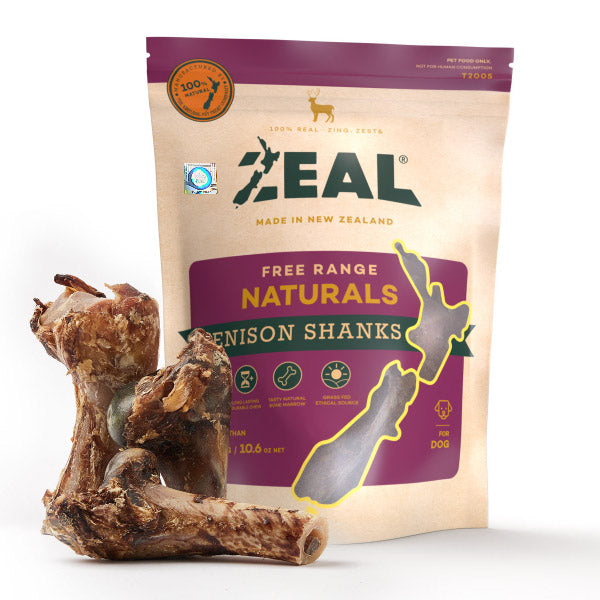 zeal-natural-treats-venison-shanks-300g-Dog-Treats