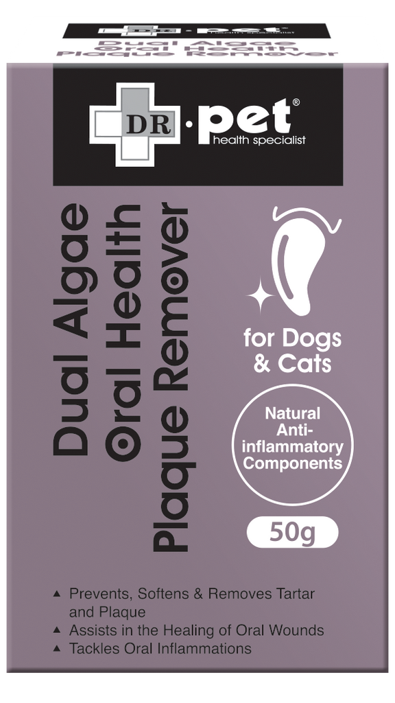 dr-pet-dual-algae-oral-health-plaque-remover-50g-Pet-Supplies