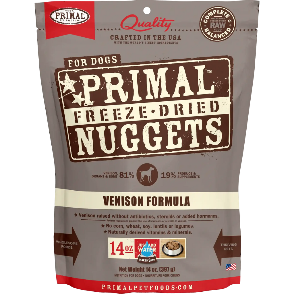 primal-raw-freeze-dried-dog-food-venison-nuggets-14oz