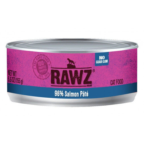 Rawz Cat Canned Food-96% Salmon Pate 155g