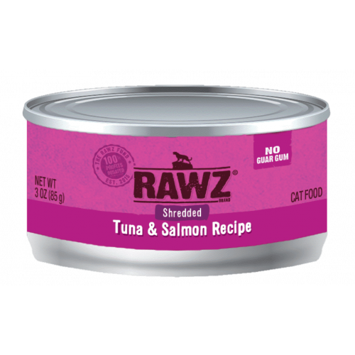 Rawz Cat Canned Food-Shredded Tuna & Salmon 155g
