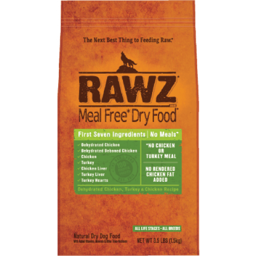 Rawz Meal Free Dog Food-Dehydrated Chicken & Turkey