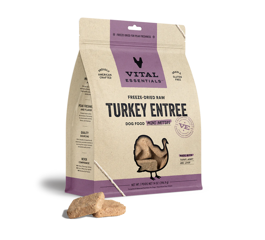 vital-essentials-dog-food-freeze-dried-turkey-mini-patties-14oz