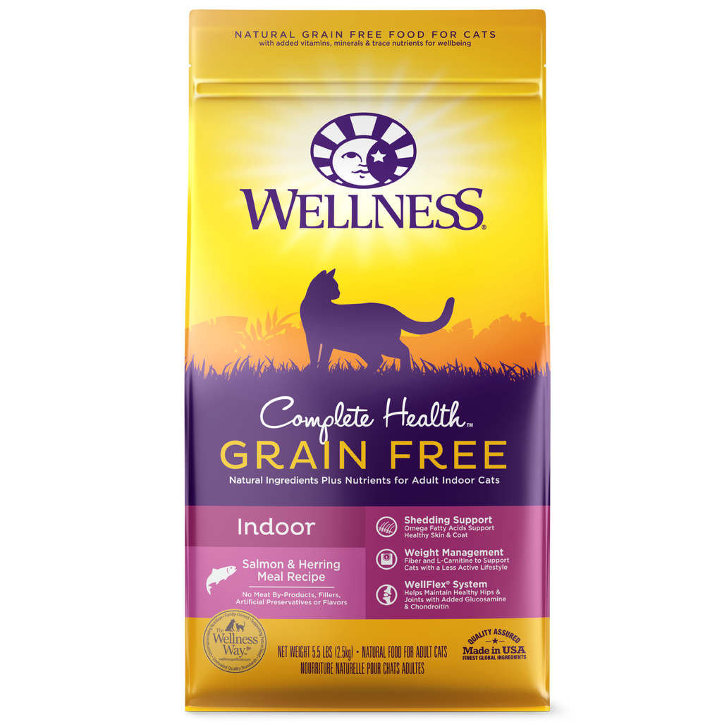 wellness-complete-health-grain-free-cat-dry-food-indoor-health-salmon-and-herring-meal-5-5lb-Cat-Dry-Food