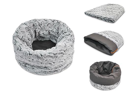 p-l-a-y-snuggle-bed-small-husky-gray-Dog-Beds