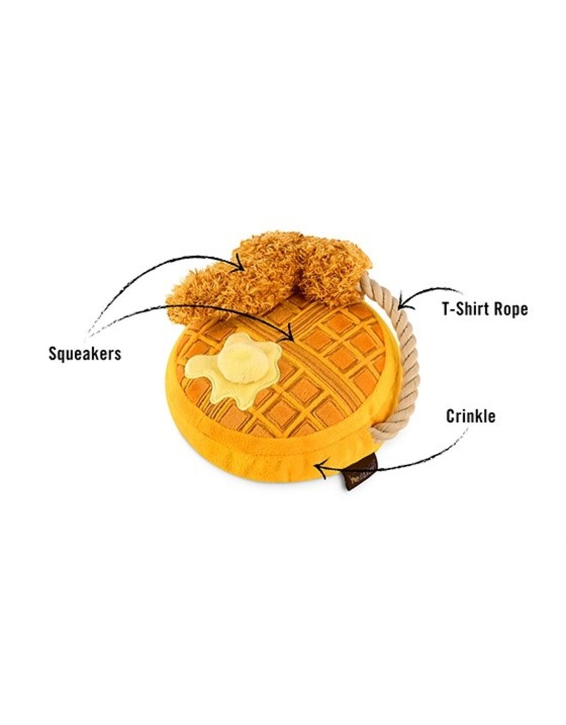 barkingbrunch-chicken-and-waffle-s-Dog-Toys