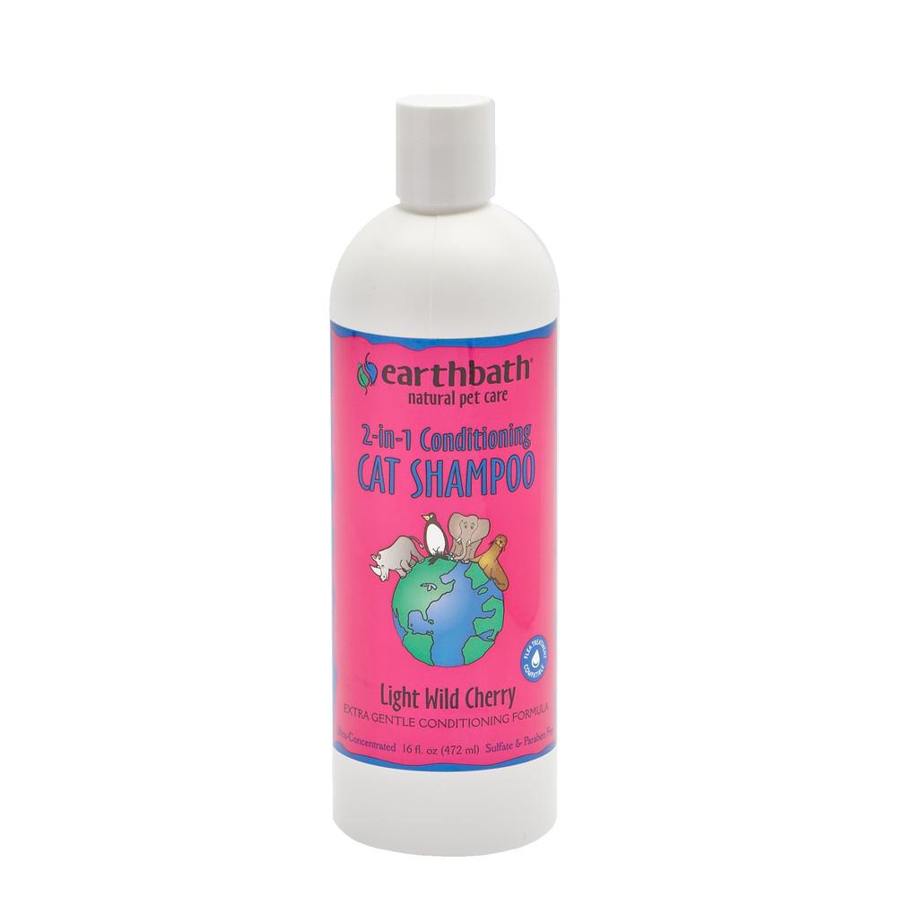 earthbath-2-in-1-conditioning-cat-shampoo-light-wild-cherry-16oz-Pet-Shampoo
