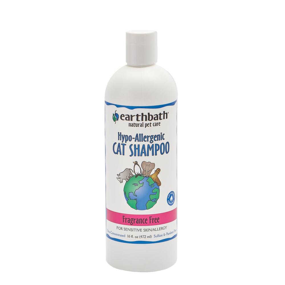 earthbath-hypo-allergenic-cat-shampoo-fragrance-free-16oz-Pet-Shampoo