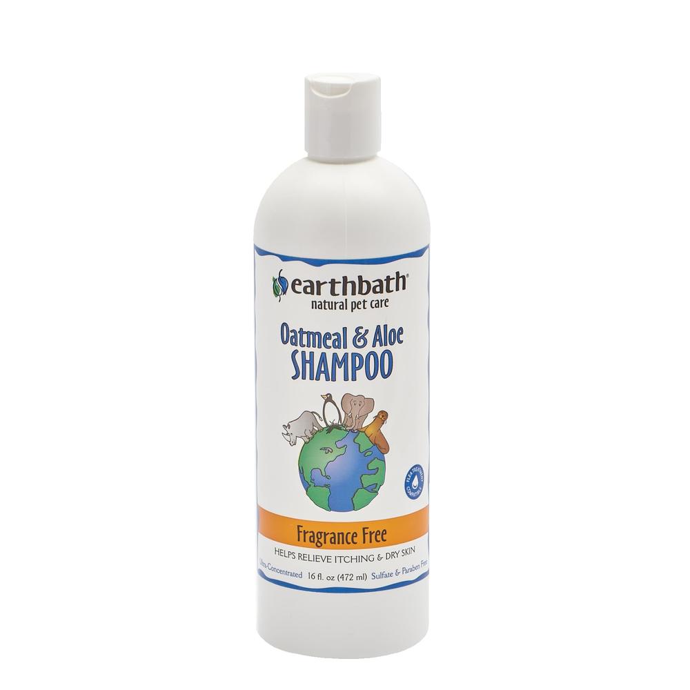 earthbath-oatmeal-and-aloe-shampoo-fragrance-free-160z-Dog-Cat-Pet-Shampoo