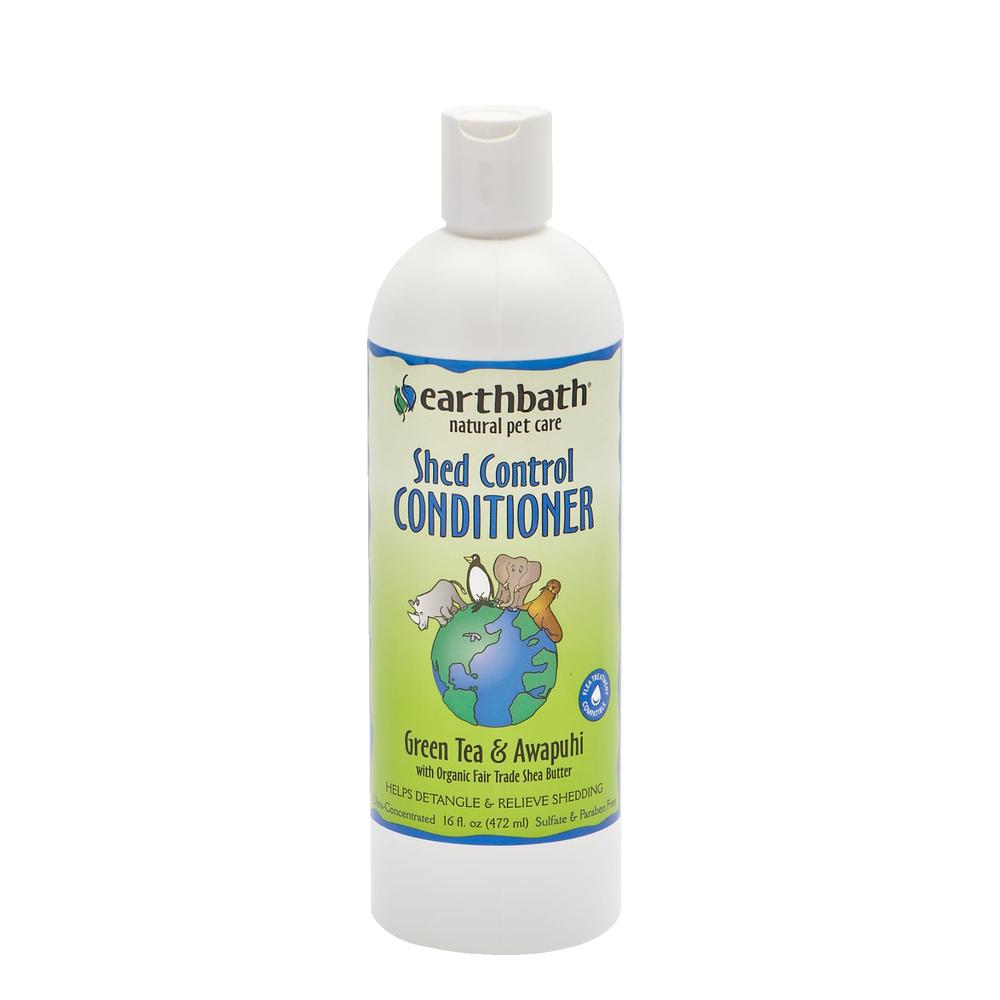 earthbath-shed-control-conditioner-green-tea-and-awapuhi-with-organic-fair-trade-shea-butter-16oz-Pet-Shampoo