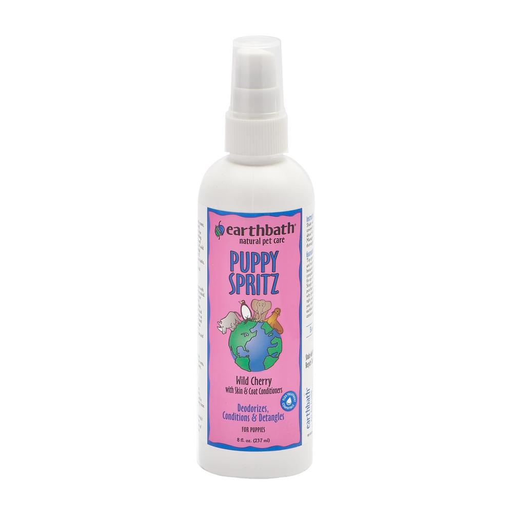 earthbath-puppy-spritz-wildy-with-cherry-with-skin-and-coat-conditioners-8oz-Dog-Puppy-Grooming