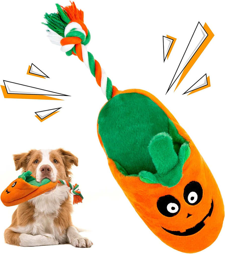 lepawit-halloween-interactive-squeaker-and-crinkle-slipper-plush-dog-toys