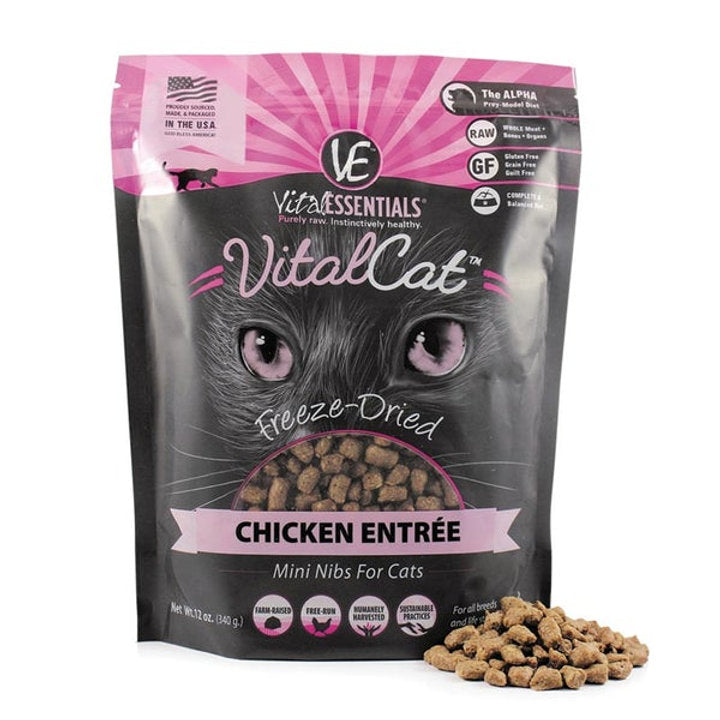 vital-essentials-cat-food-freeze-dried-chicken-mini-nibs-12oz