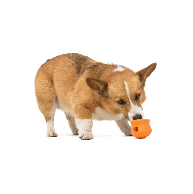 west-paw-toppl-dog-treat-toy-tangerine-large-Dog-Treat-Toy 