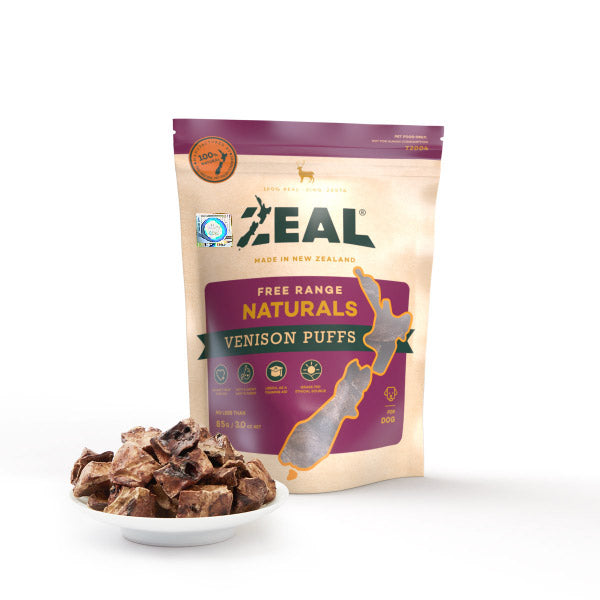 zeal-natural-treats-venison-puffs-85g-Dog-Treats