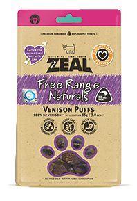 zeal-natural-treats-venison-puffs-85g-Dog-Treats