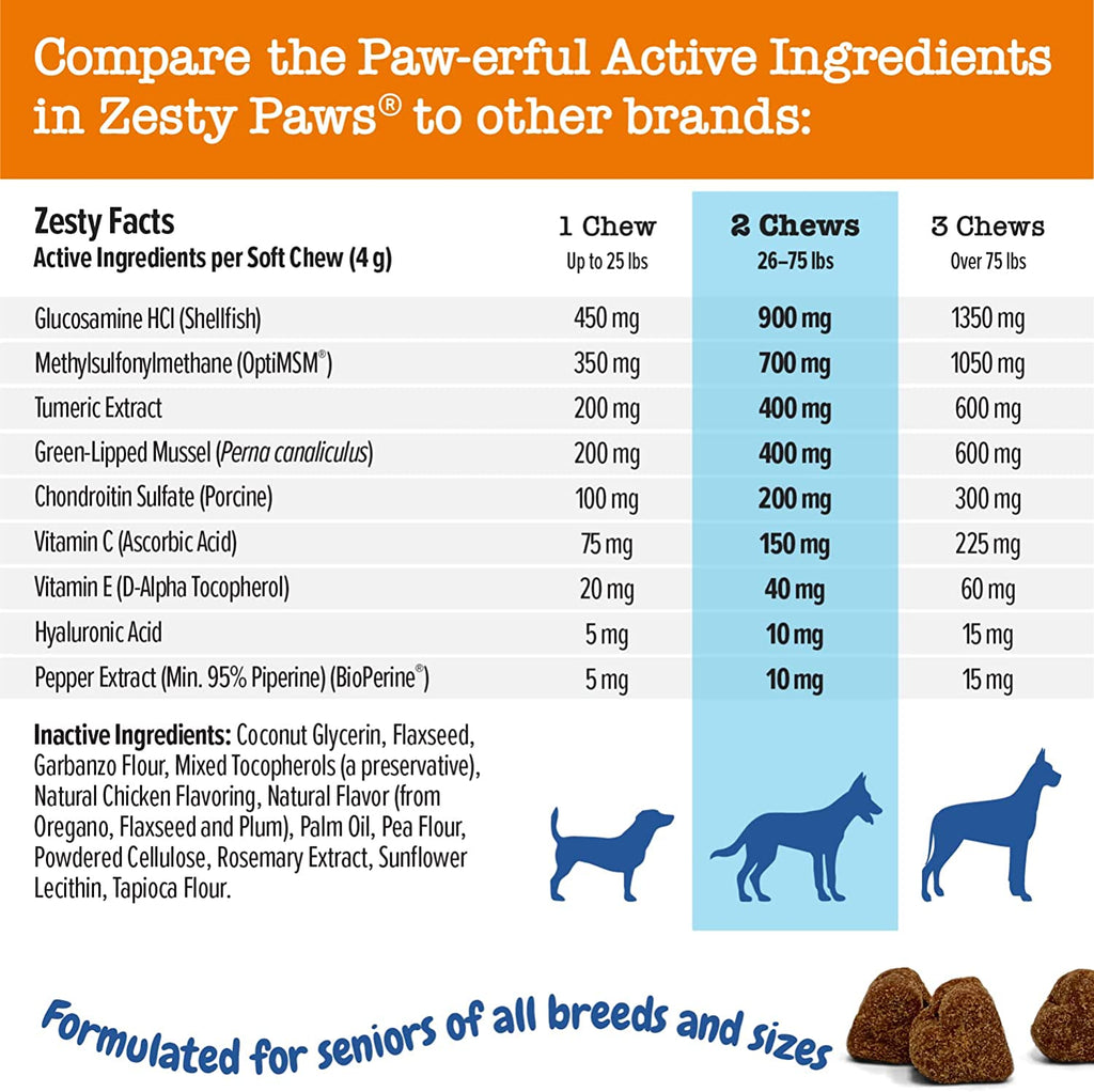 zesty-paws-advanced-mobility-bites-for-senior-dogs-hip-and-joint-chicken-soft-chews-90ct-Dog-Supplement