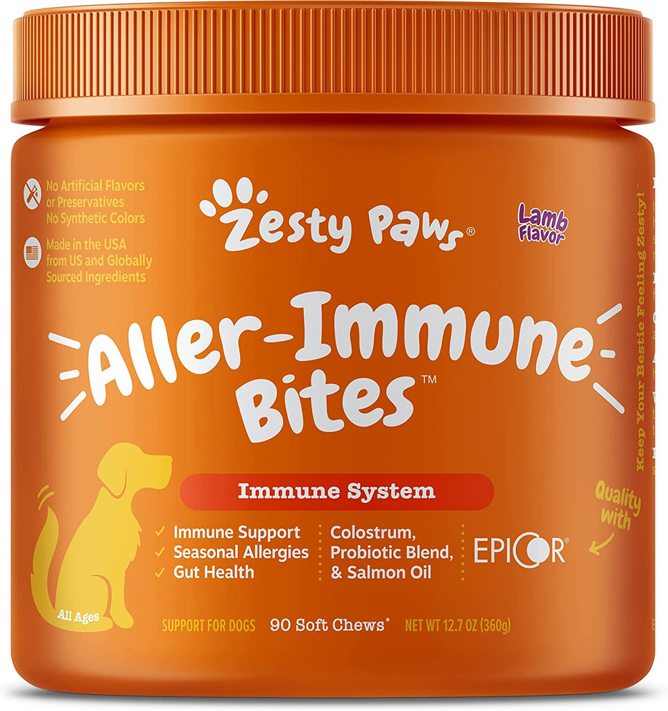 zesty-paws-aller-immune-bites-immune-support-for-dogs-lamb-90ct-Dog-Supplement